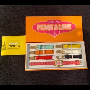 Limited Edition Invicta Peace & Love Gold watch